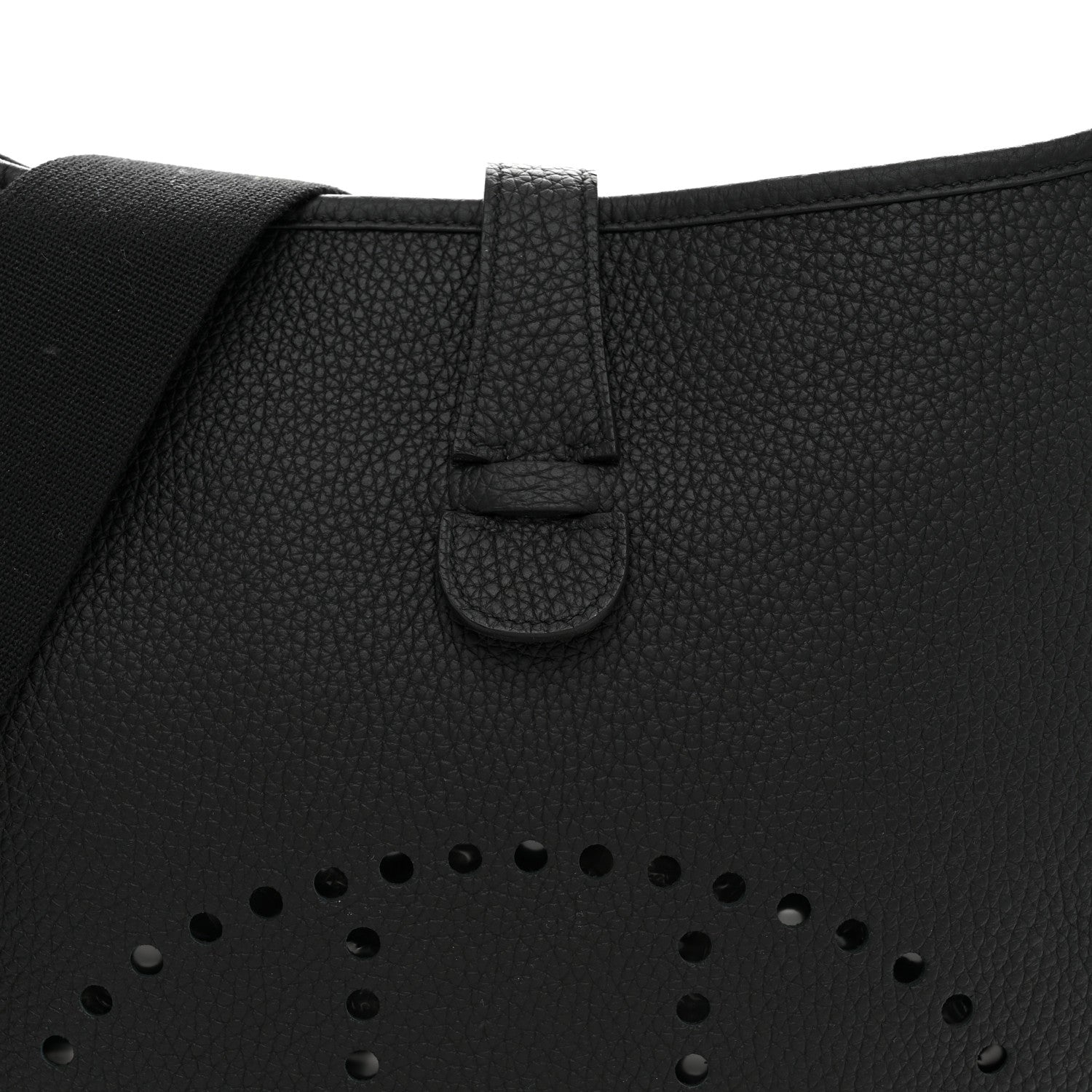 Hermes Taurillon Clemence Evelyne III GM Black 8 of 10