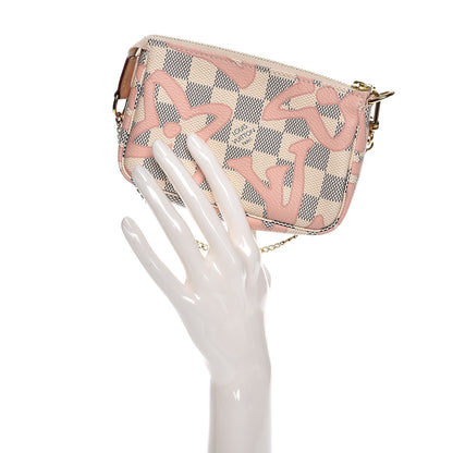 Louis Vuitton Damier Azur Tahitienne Mini Pochette Accessories 2 of 7