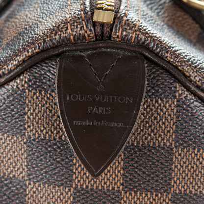 Louis Vuitton Damier Ebene Speedy 25 6 of 9