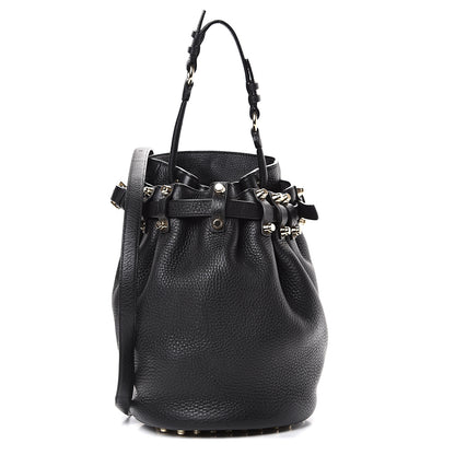 Alexander Wang Pebbled Lambskin Diego Bucket Black Nickel Hardware 1 of 10