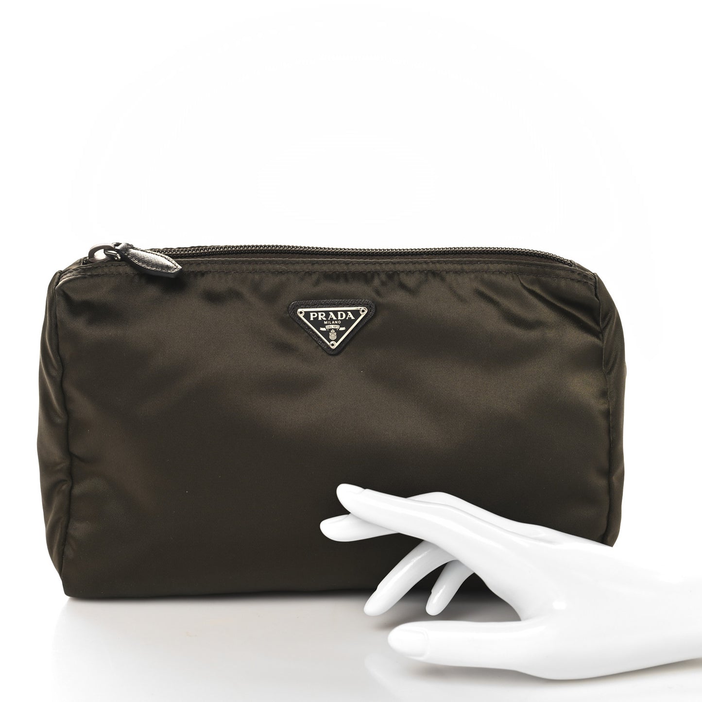 Tessuto Nylon Cosmetic Pouch Bruciato