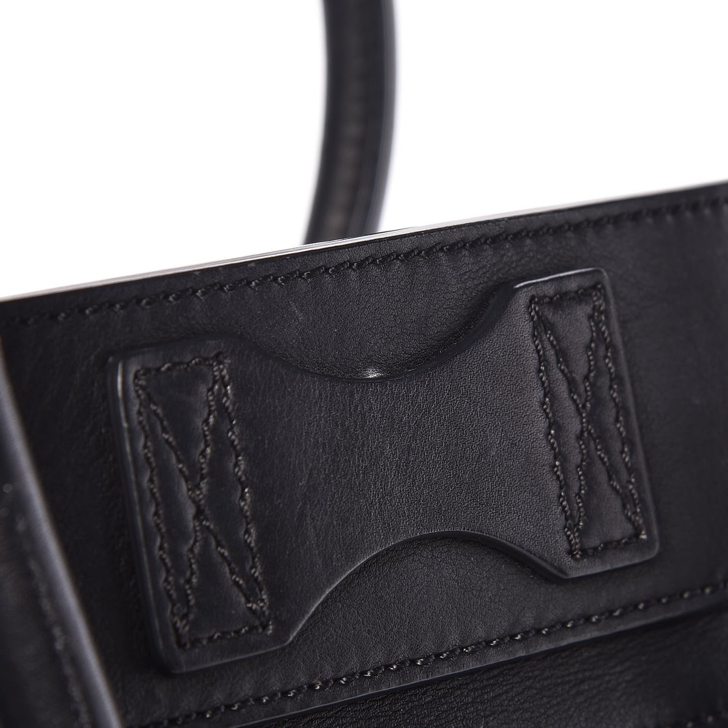 Smooth Calfskin Mini Luggage Black