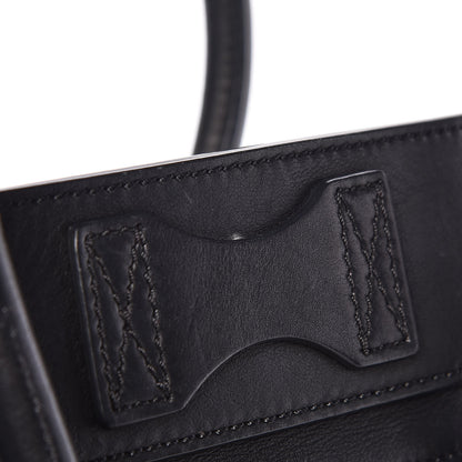 Celine Smooth Calfskin Mini Luggage Black 17 of 21