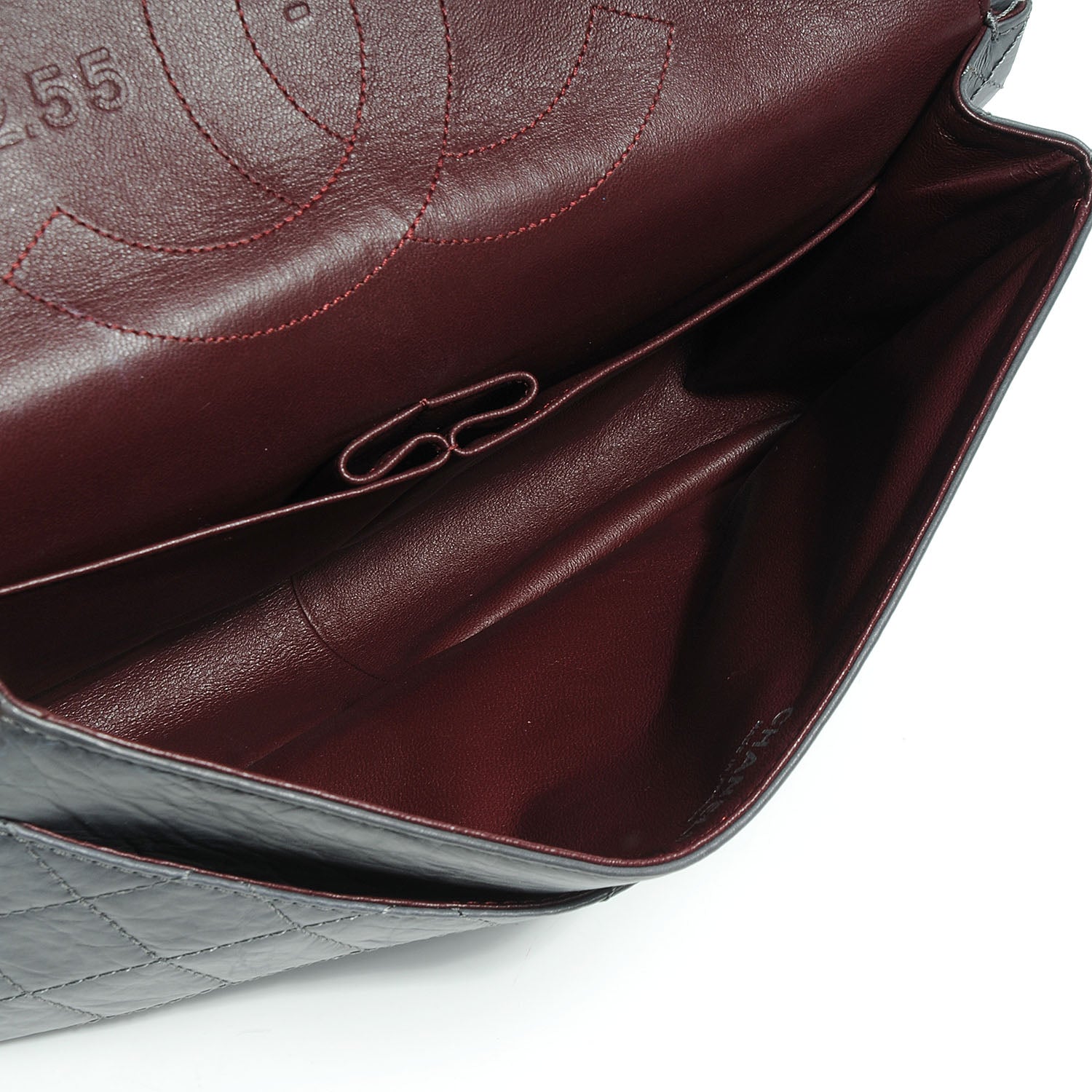 Chanel Aged Calfskin 50th Anniversary 2.55 Reissue 227 Flap Grey 6 of 8