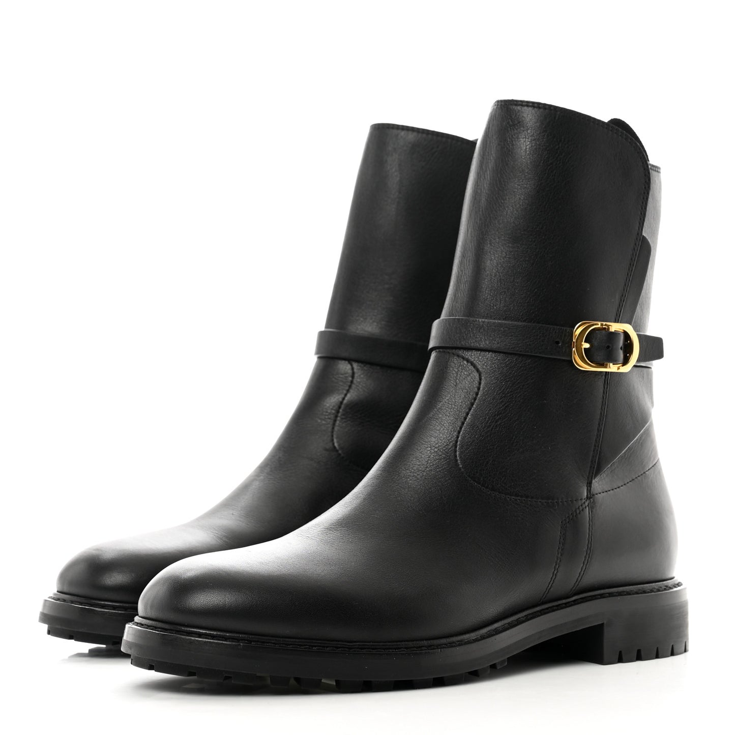 Calfskin Empreinte Ankle Boot 40 Black