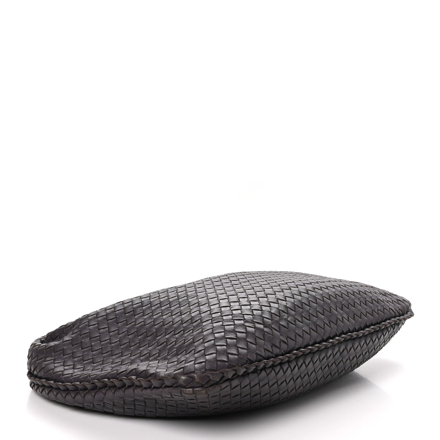 Nappa Intrecciato Large Veneta Hobo Ebano