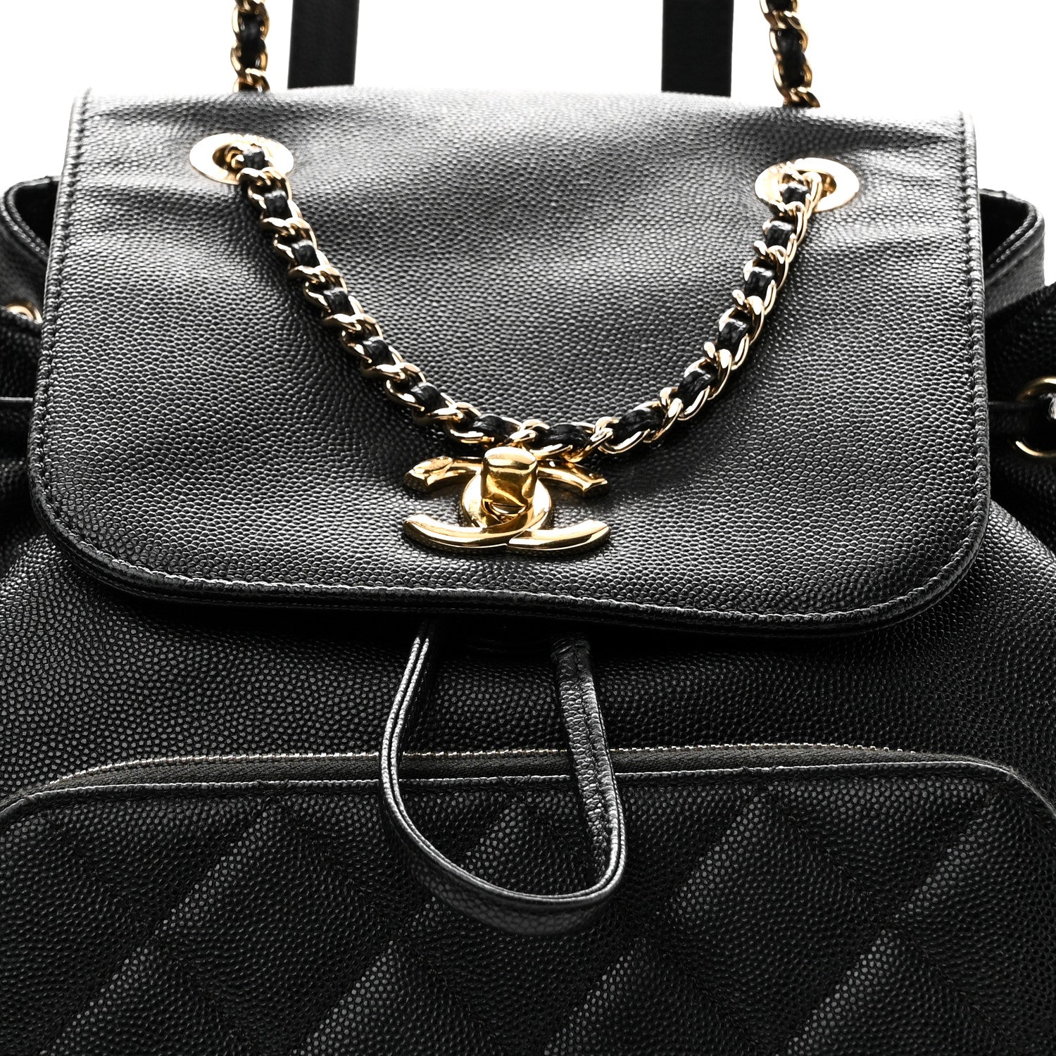 Chanel Caviar Quilted Business Affinity Backpack Black 8 of 11