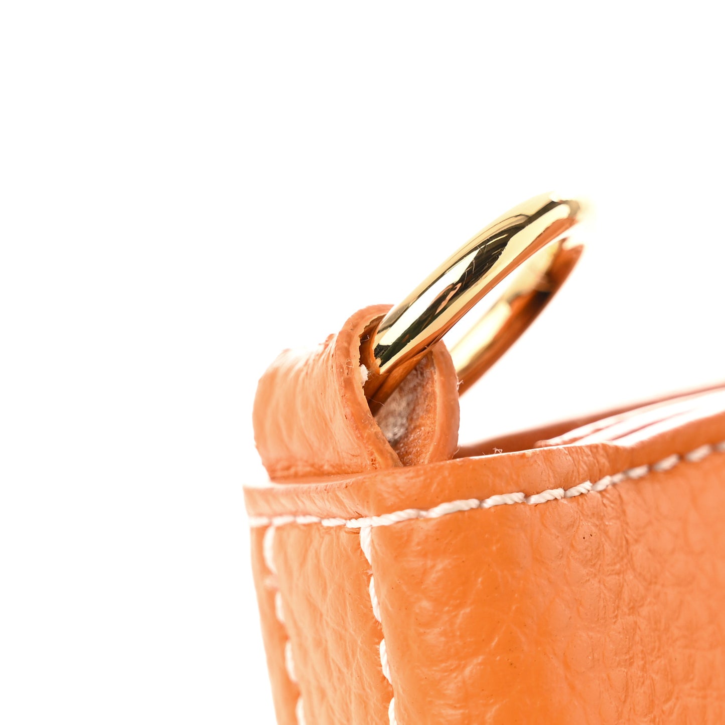 Grainy Alter Mat Perforated Logo Mini Crossbody Orange