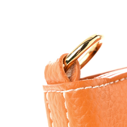 Stella McCartney Grainy Alter Mat Perforated Logo Mini Crossbody Orange 13 of 16