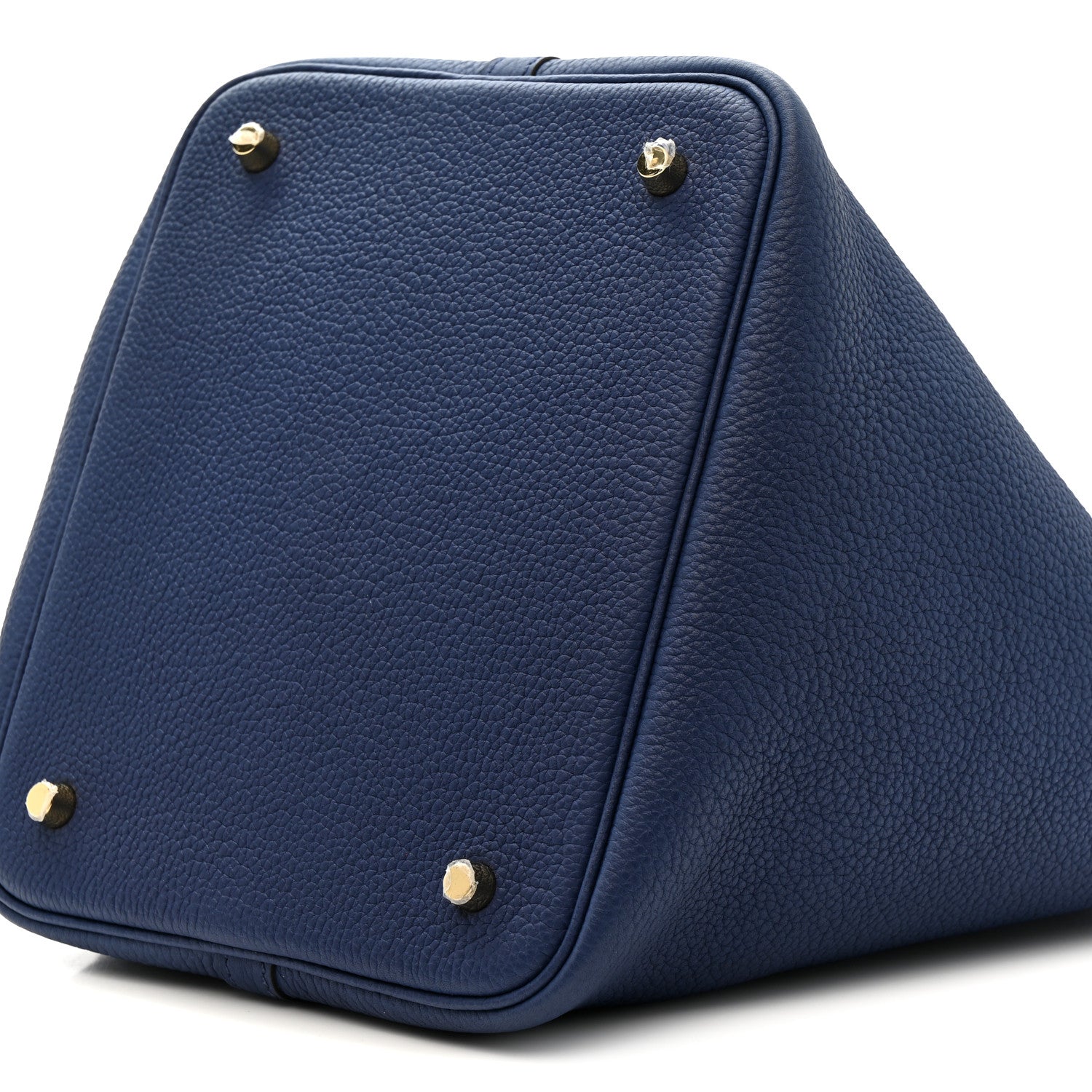 Hermes Taurillon Clemence Picotin Lock 22 MM Bleu Saphir 10 of 11