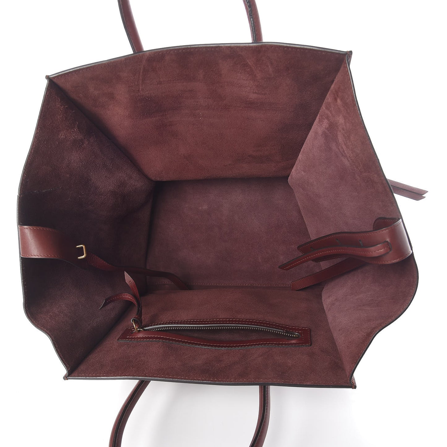 Smooth Calfskin Medium Phantom Luggage Burgundy