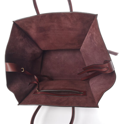 Celine Smooth Calfskin Medium Phantom Luggage Burgundy 5 of 12