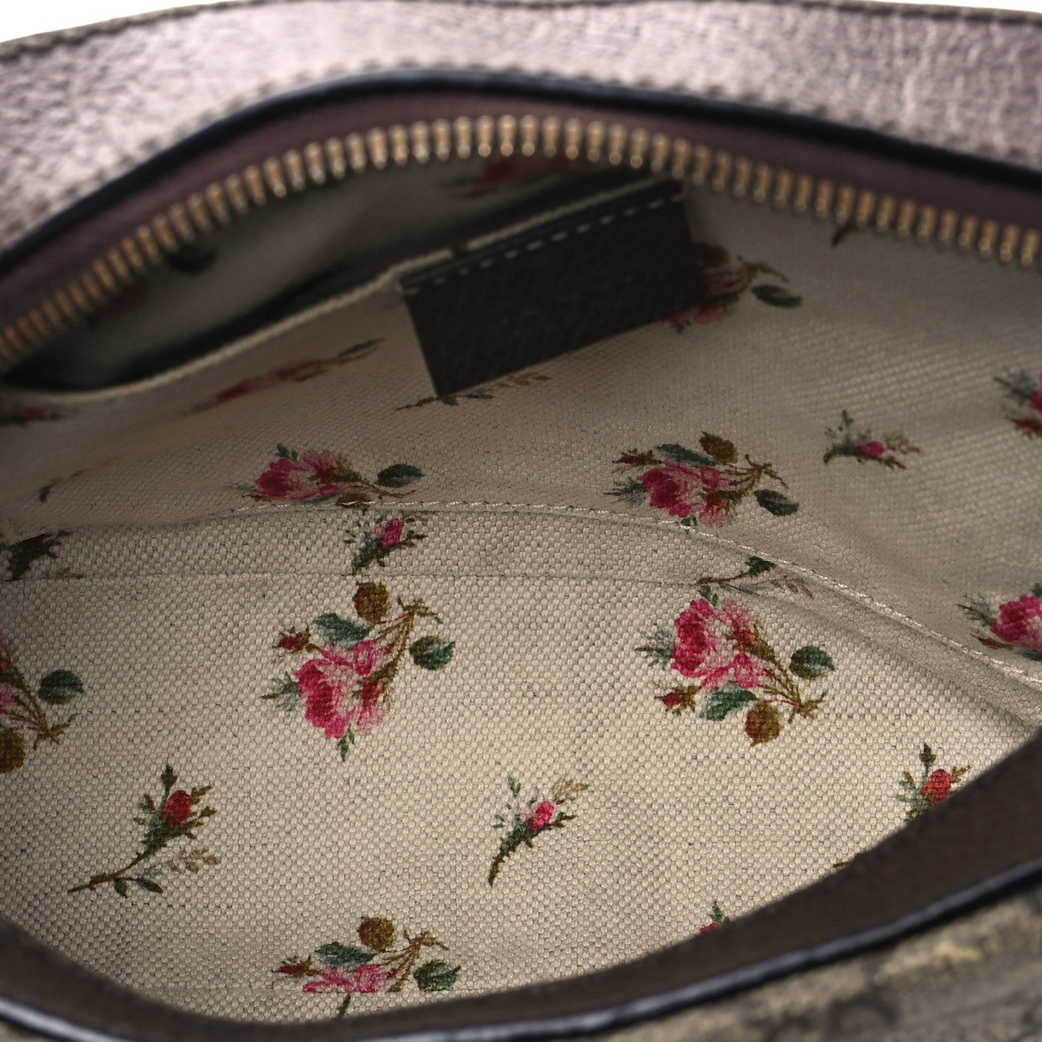 Gucci GG Supreme Monogram Web Neo Vintage Shoulder Bag Beige New Acero Crop 5 of 12