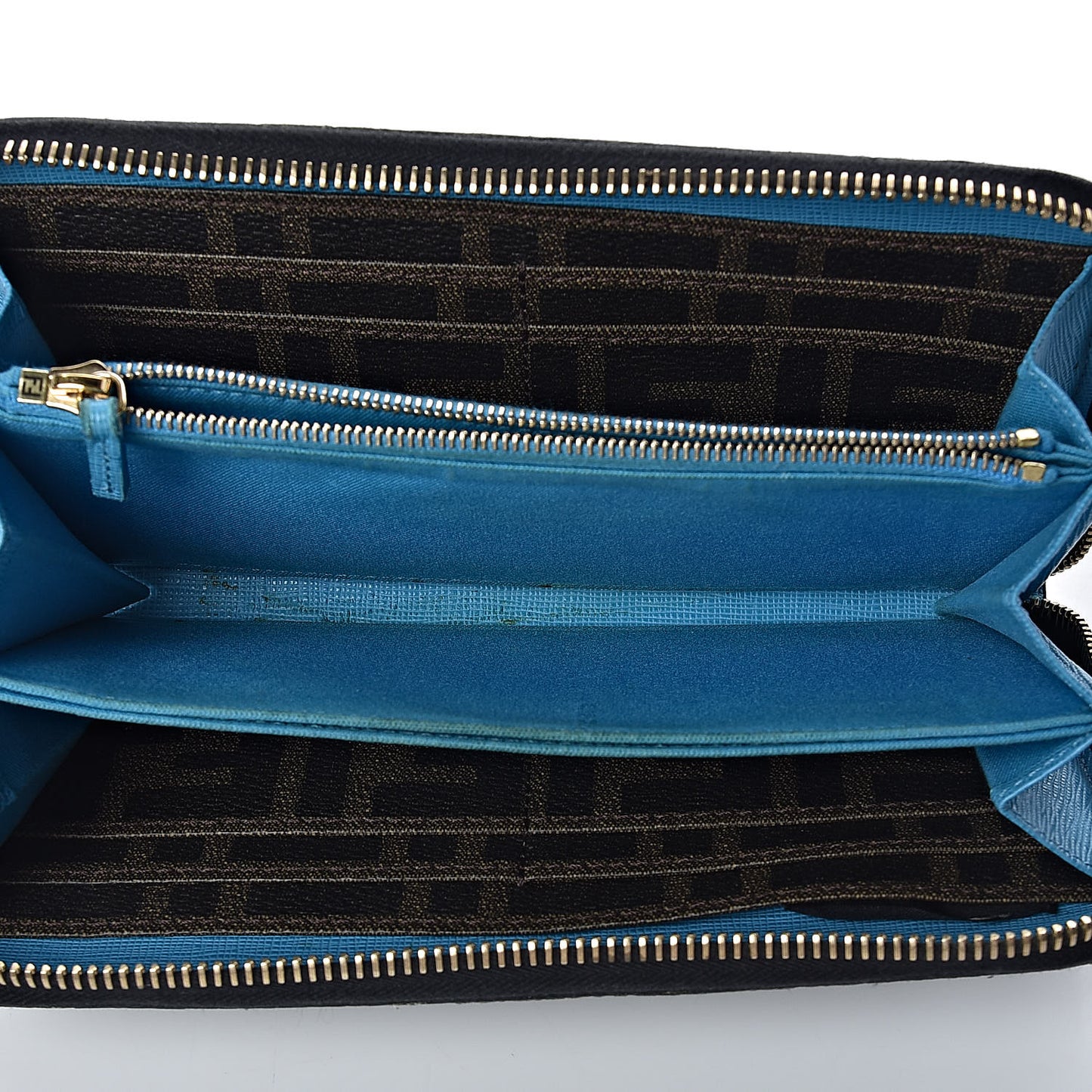Vitello Elite QuTweet Zip Around Wallet Dark Grey
