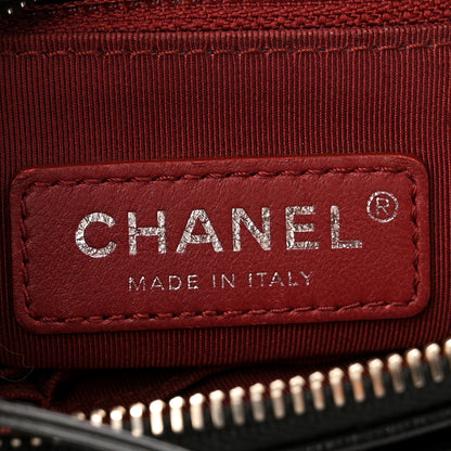 Chanel Tweed Calfskin Small Gabrielle Hobo Black White 6 of 12