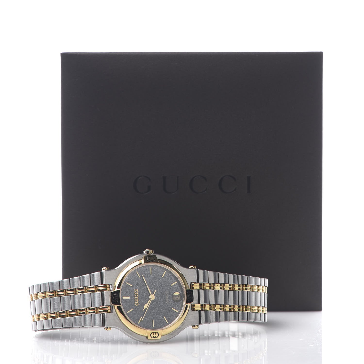 Gucci Stainless Steel 32mm 9000M Quartz Watch Grey 5 of 5