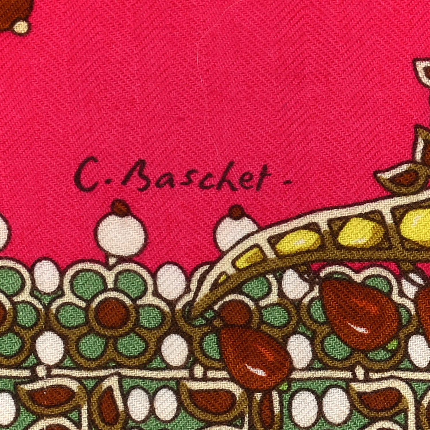 Hermes Cashmere Silk Parures Des Maharajas Shawl 140 4 of 6