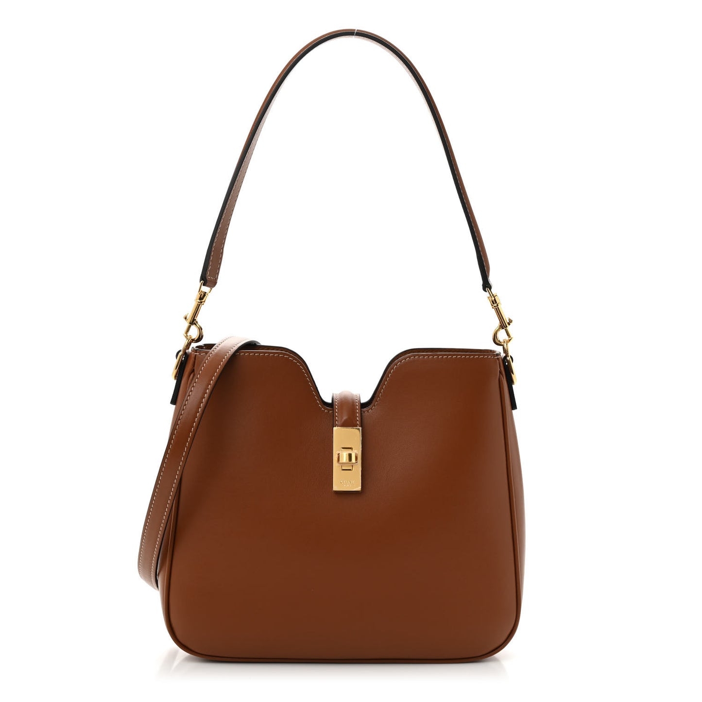 Smooth Calfskin Small Camille 16 Soft Bag Tan