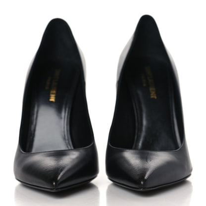 Saint Laurent Calfskin Opyum 100 Pumps 39 Black 3 of 10