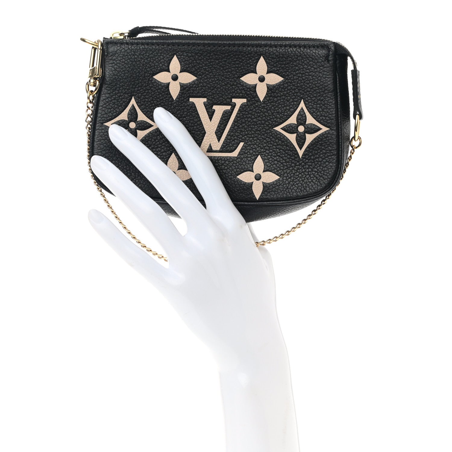 Louis Vuitton Empreinte Monogram Giant Mini Pochette Accessories Black 2 of 7