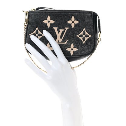 Louis Vuitton Empreinte Monogram Giant Mini Pochette Accessories Black 2 of 7