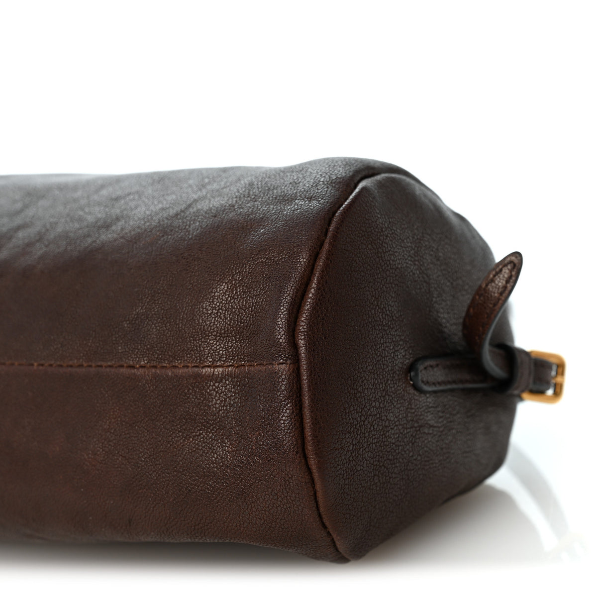 Miu Miu Nappa Aviator Mini Pouch Briarwood 10 of 12