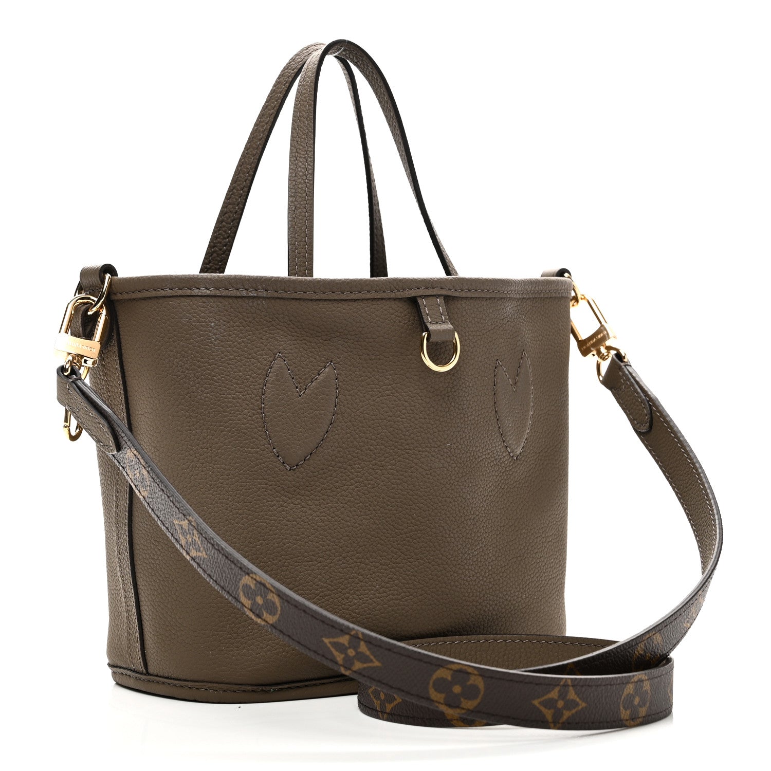 Louis Vuitton Monogram Neverfull Inside Out Bandouliere BB Dark Fango 6 of 17