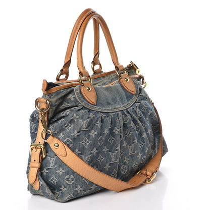 Louis Vuitton Denim Neo Cabby MM Blue 4 of 24