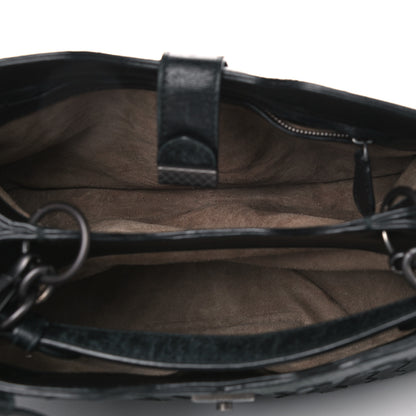 Bottega Veneta Calfskin Intrecciato Bag Black 4 of 17