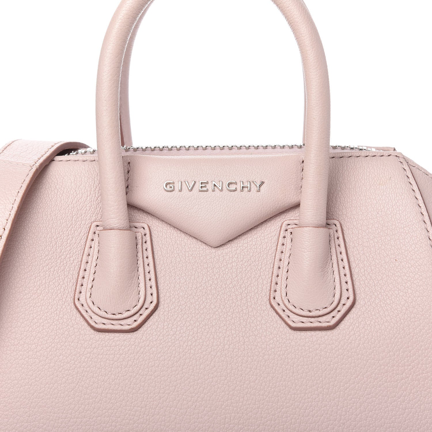 Givenchy Sugar Goatskin Mini Antigona Pale Pink 10 of 10