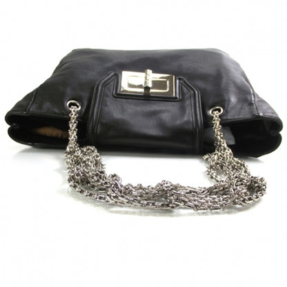 Chanel Leather Mademoiselle Lock Large Shopper Tote Black 6 of 12