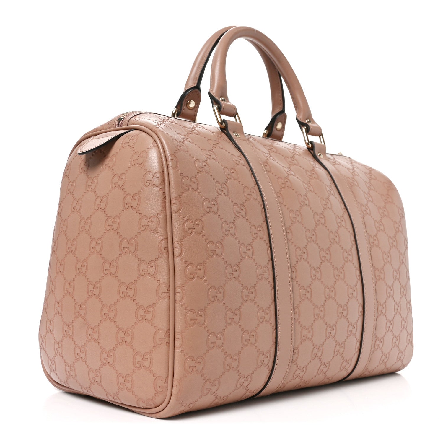 Gucci Guccissima Medium Joy Boston Winter Rose 3 of 10