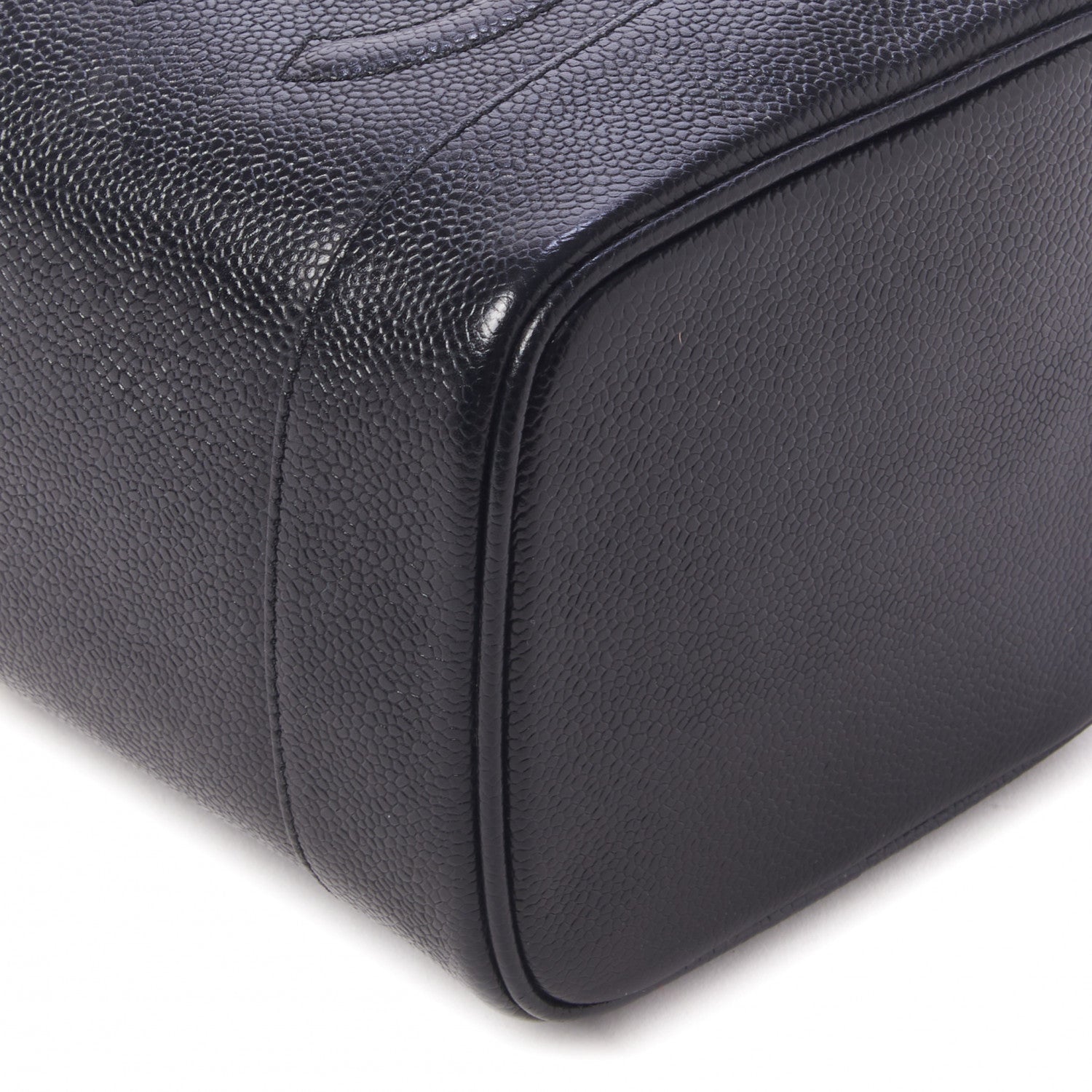 Chanel Caviar Vanity Cosmetic Case Black 5 of 9