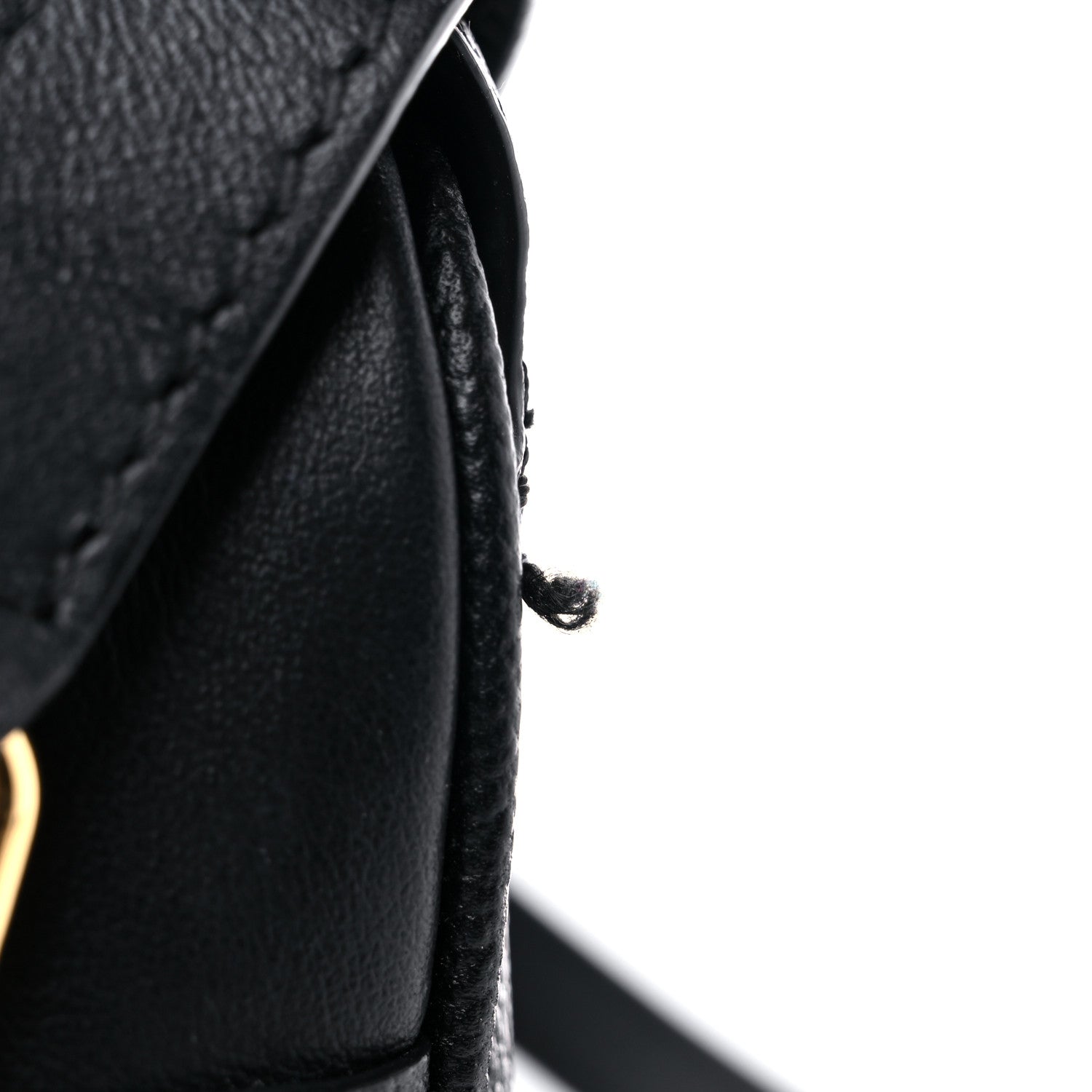 Burberry Soft Grain Calfskin Small Buckle Zip Bag Black 11 of 17