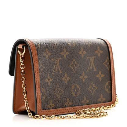 Louis Vuitton Reverse Monogram Dauphine Chain Wallet 3 of 9