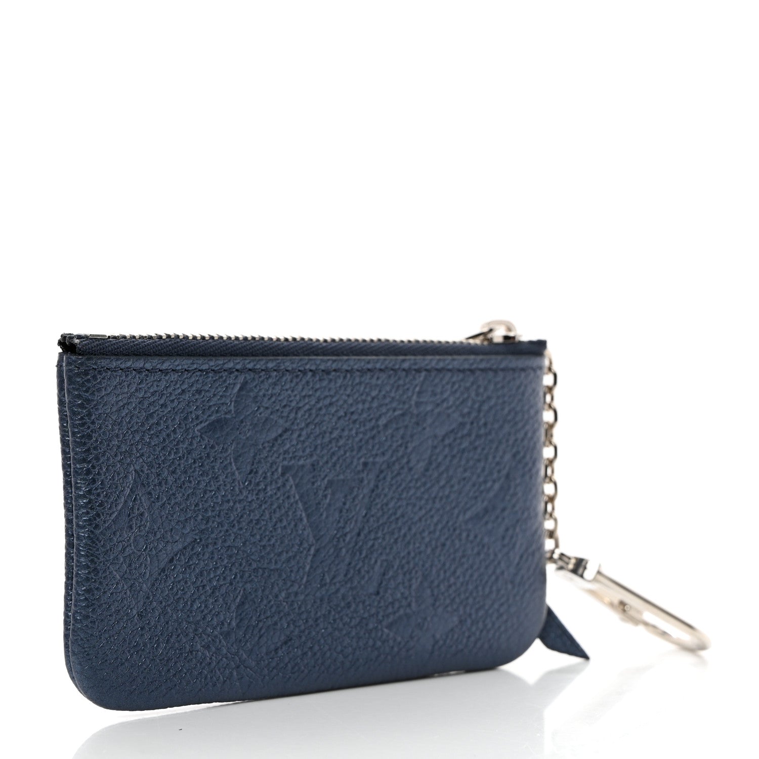 Louis Vuitton Metallic Empreinte Monogram Giant Key Pouch Navy Nacre 3 of 6