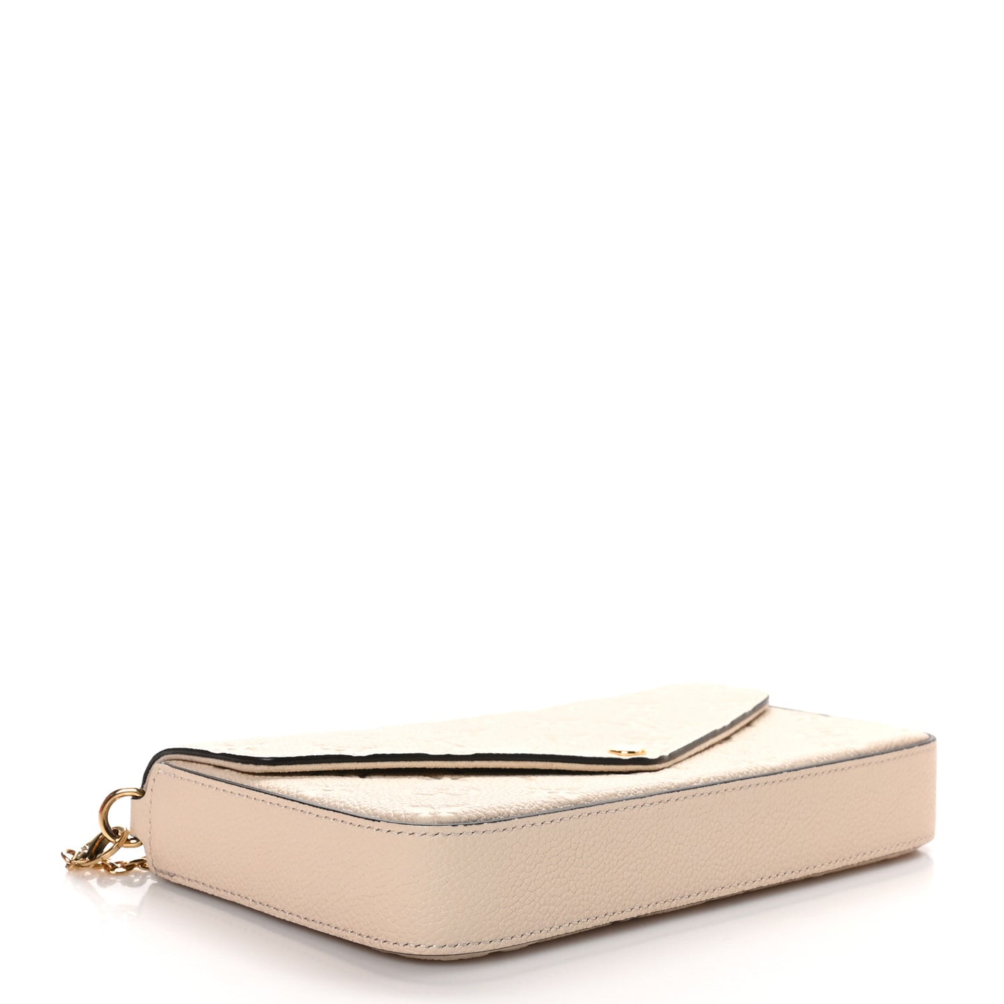 Empreinte Pochette Felicie Chain Wallet Cream