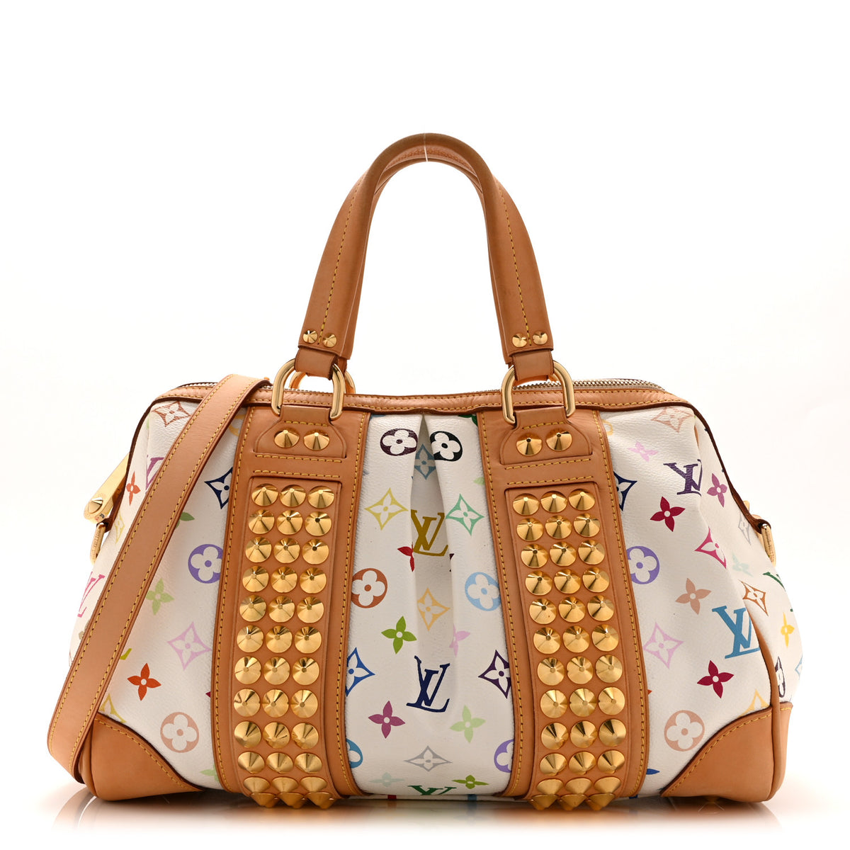 Louis Vuitton Monogram Multicolor Courtney MM White 1 of 9