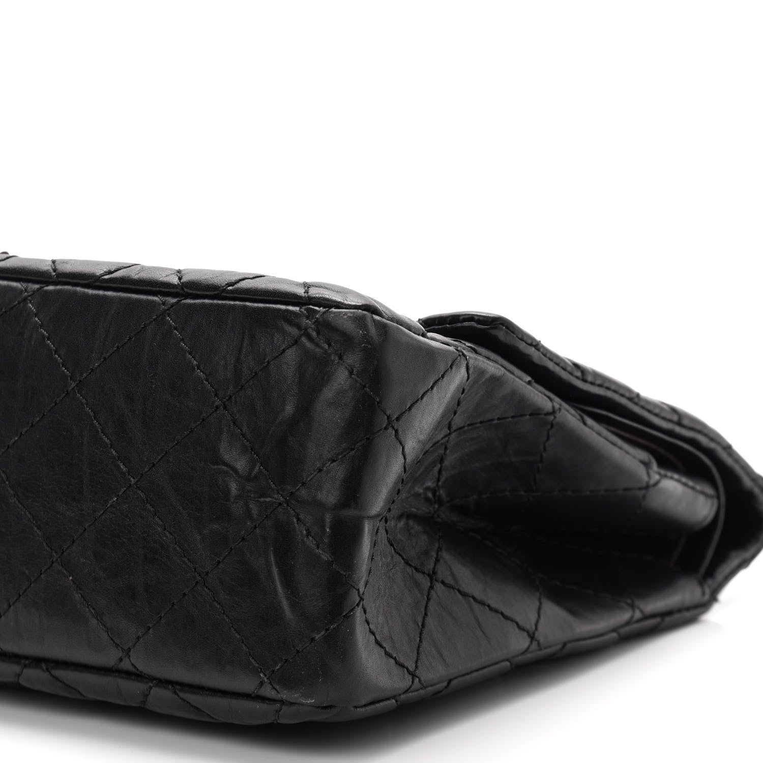 Chanel Aged Calfskin Quilted 2.55 Reissue 226 Flap Black 10 of 11