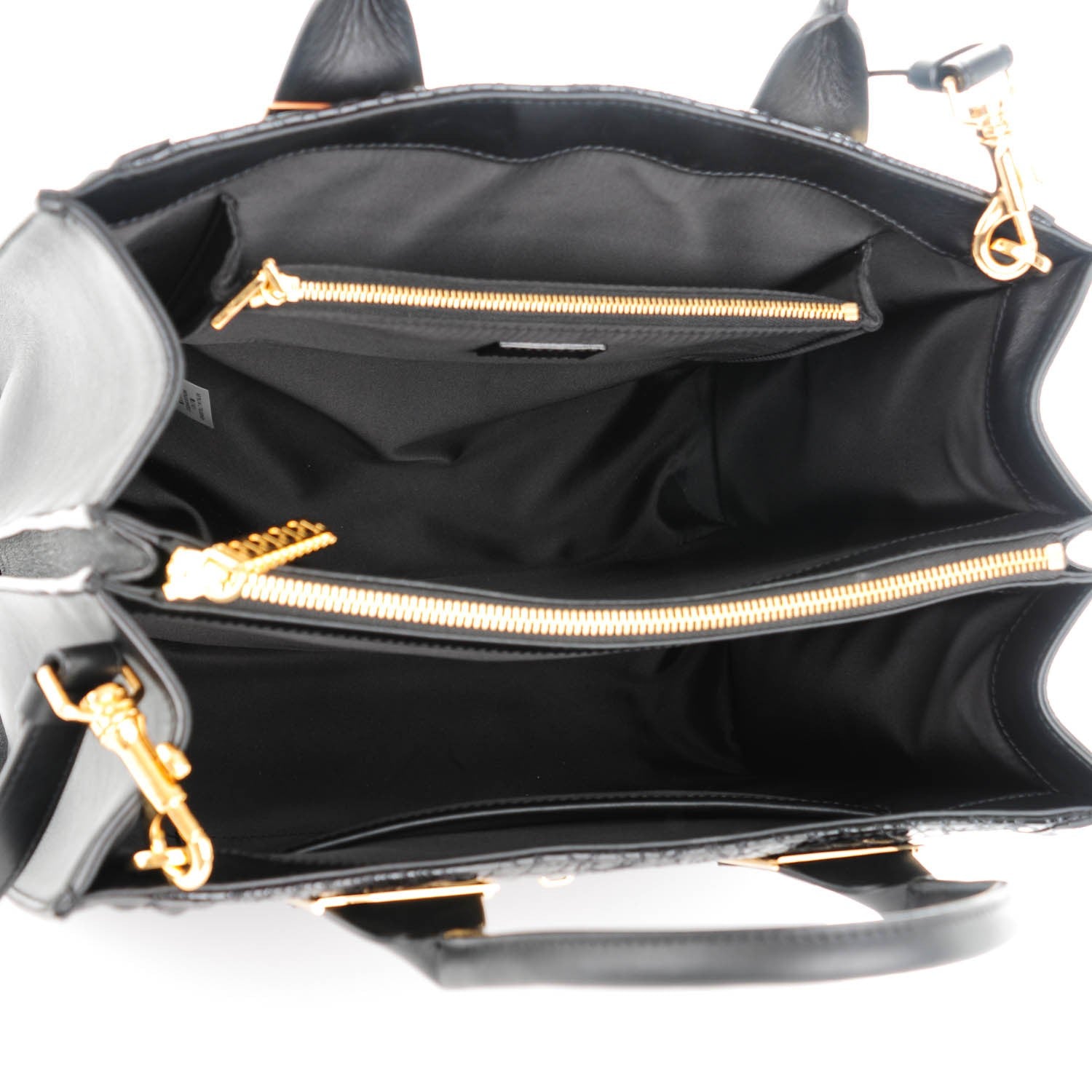 Versace Patent Micro Vanitas Icon Handbag Black 5 of 6
