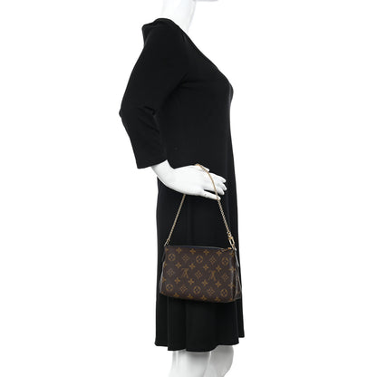 Louis Vuitton Monogram Pallas Clutch Black 2 of 9