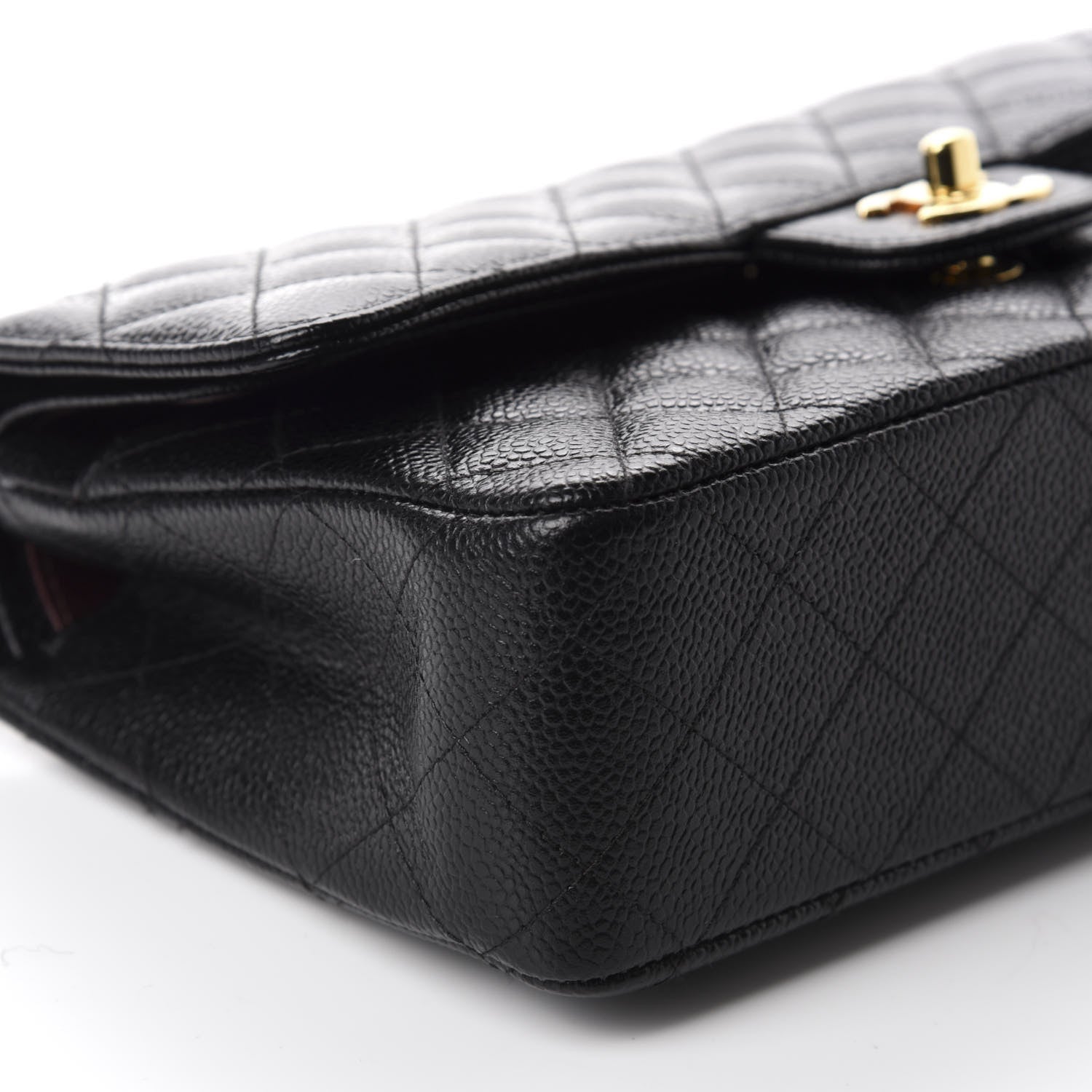 Chanel Caviar Quilted Medium Double Flap Black 6 of 11