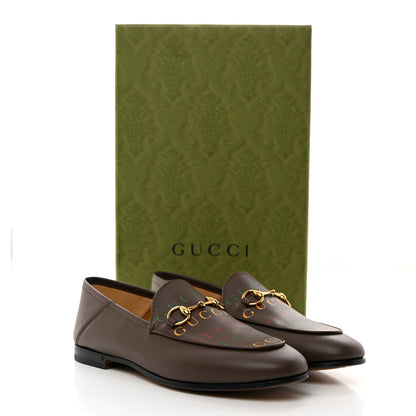Gucci Wexford Malaga Kid Gucci 100 Centennial Womens Jordaan Loafers 37 New Acero New Shamarock Crop Hibiscus Red 9 of 9