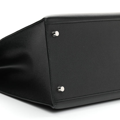 Hermes Epsom Kelly Sellier 40 Black 9 of 13