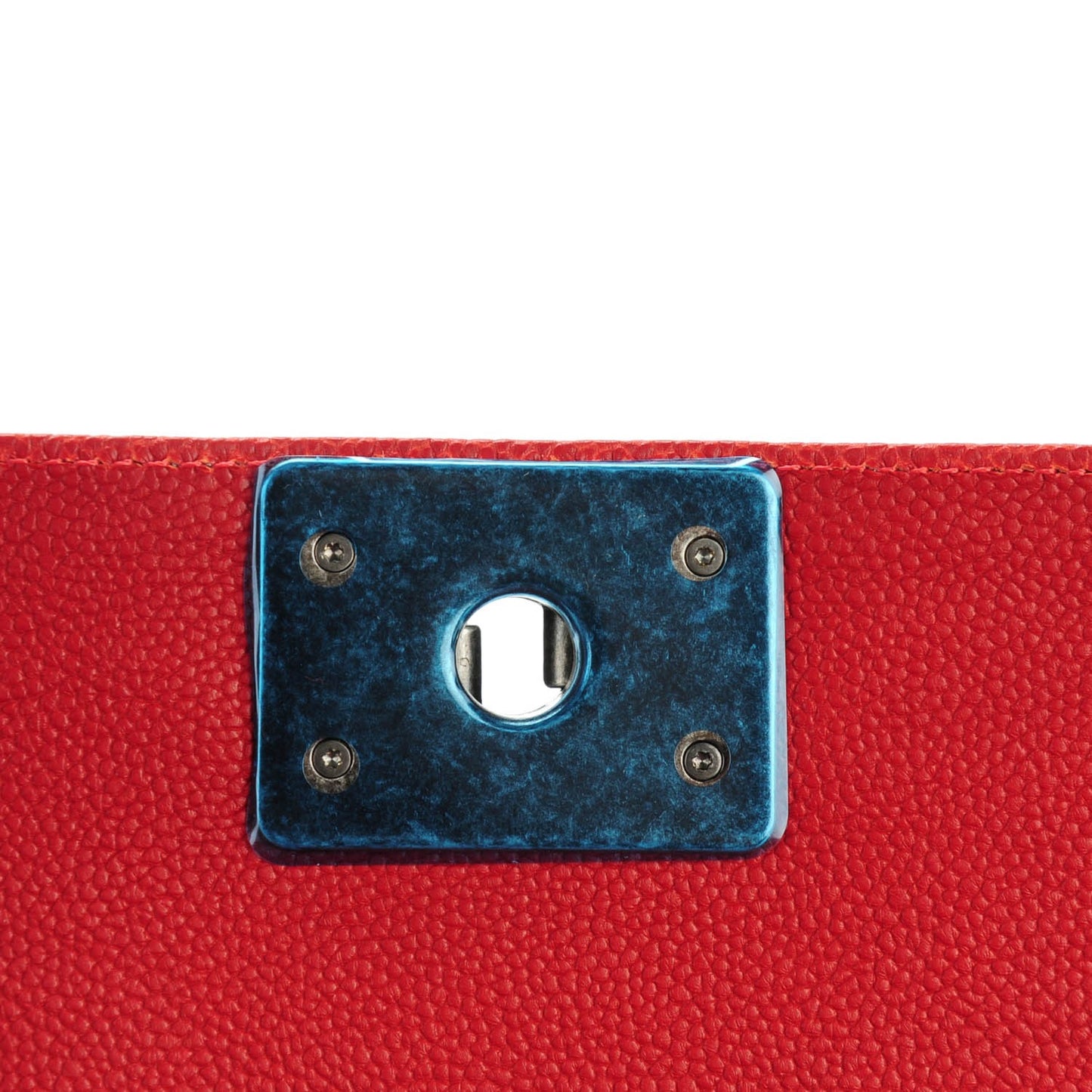 Caviar Quilted Medium Boy Flap Red