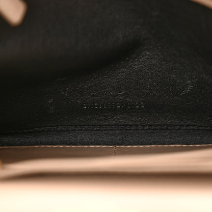 Saint Laurent Glossy Calfskin Monogram Chain Wallet Dark Beige 7 of 10