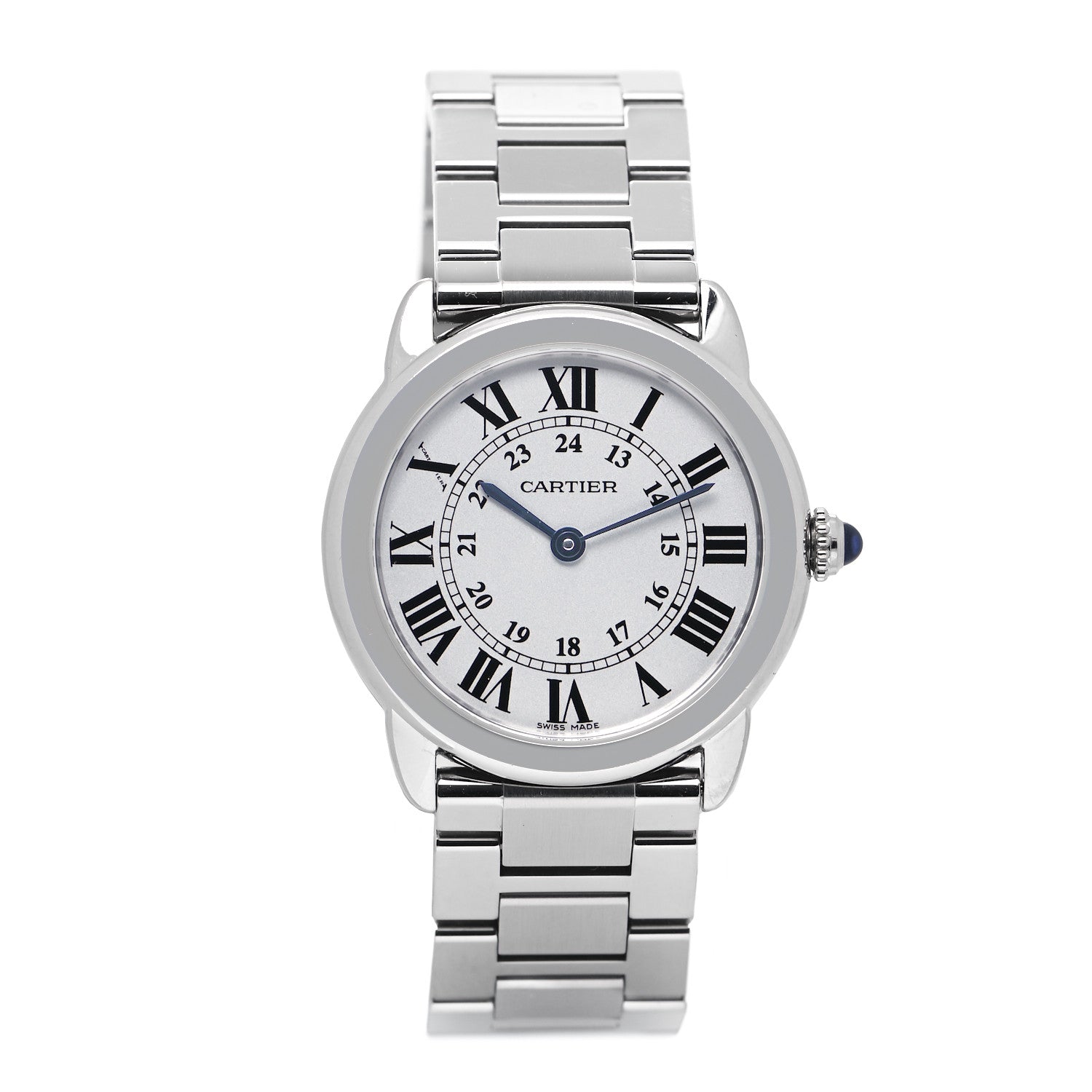 Cartier Stainless Steel 29mm Ronde Solo Quartz Watch 1 of 4