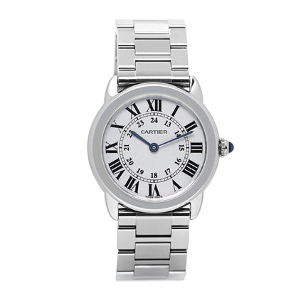 Cartier Stainless Steel 29mm Ronde Solo Quartz Watch 1 of 4