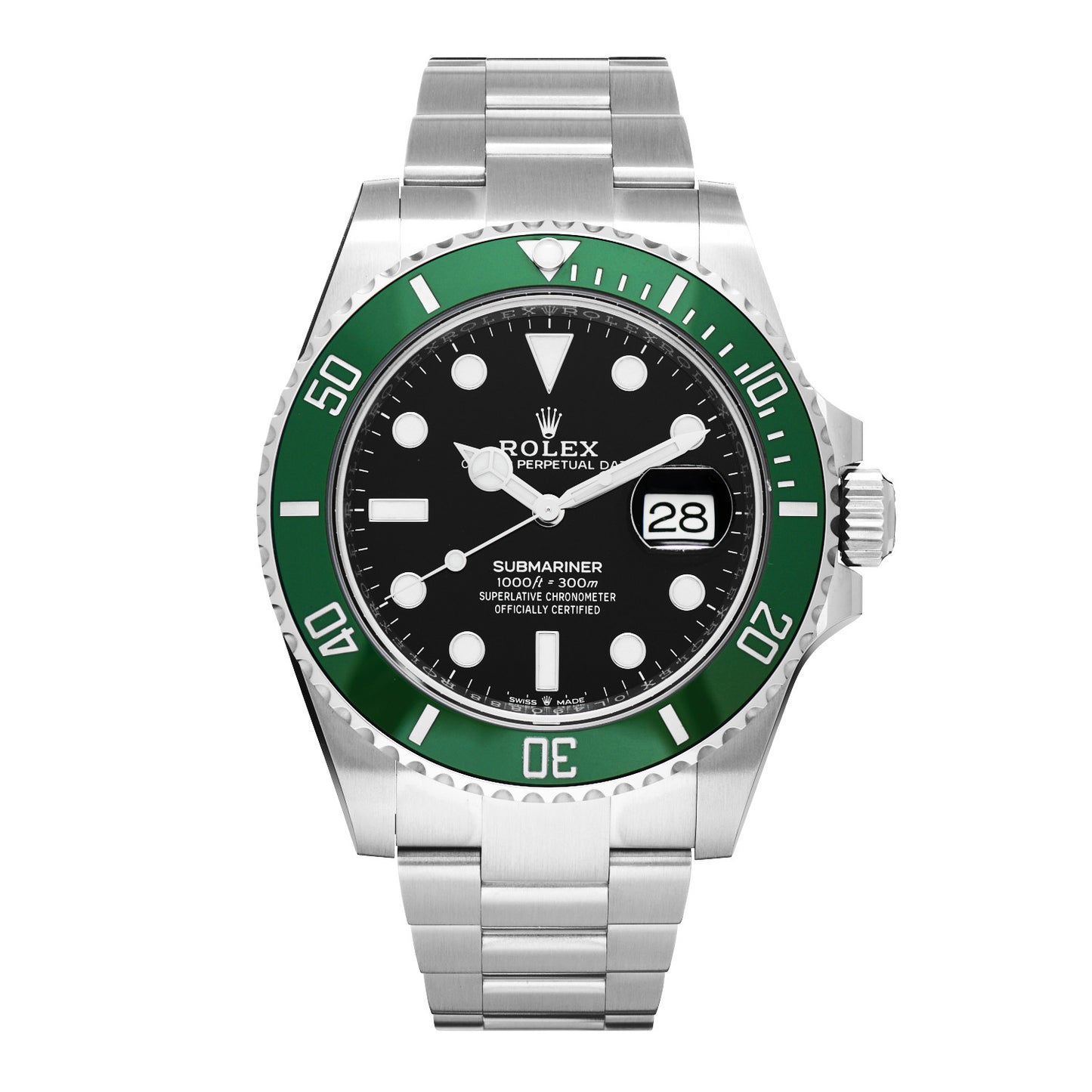 Stainless Steel 41mm Oyster Perpetual Submariner Date Starbucks Watch Black 126610LV