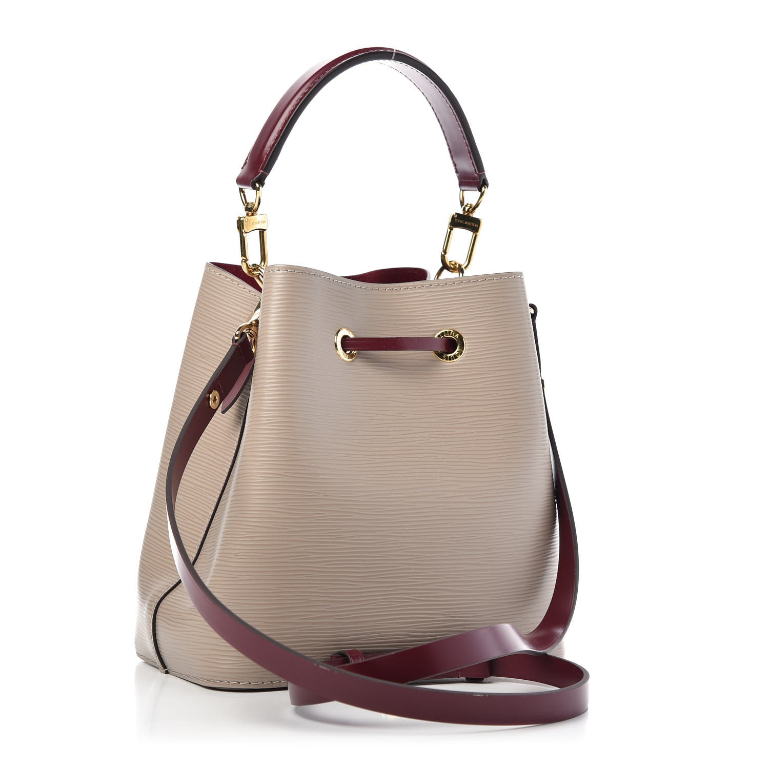 Louis Vuitton Epi Neonoe BB Galet Grenat 3 of 9